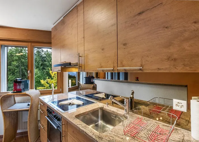 Lägenhet Chaleureux Studio Avec Vue Sur Les Montagnes Crans-Montana